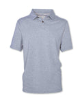 PERFORMANCE KNIT HEATHERED POLO