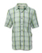 SHORT-SLEEVED FLAX BLEND SHIRT