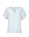 GAUZE RAGLAN SLEEVE TOP