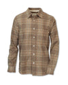 WOOL BLEND PLAID FLANNEL
