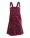 STRETCH CORDUROY OVERALL DRESS