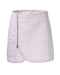 BLANKET STITCH WOOL ZIP SKIRT