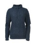 WOMENS WOOL BLEND COWLNECK SWEATER
