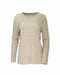 WOMENS RIBBED WOOL BLEND SWEATER