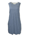 STRIPED KNIT HEMP TANK DRESS