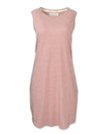 STRIPED KNIT HEMP TANK DRESS