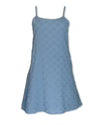 EMBROIDERED SLIP DRESS - SHIPS 3/1/26