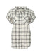 DROP SHOULDER PLAID SHIRT - SHIPS 3/1/26
