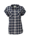 DROP SHOULDER PLAID SHIRT - SHIPS 3/1/26