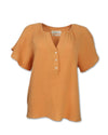 GAUZE RAGLAN SLEEVE TOP - SHIPS 3/1/26