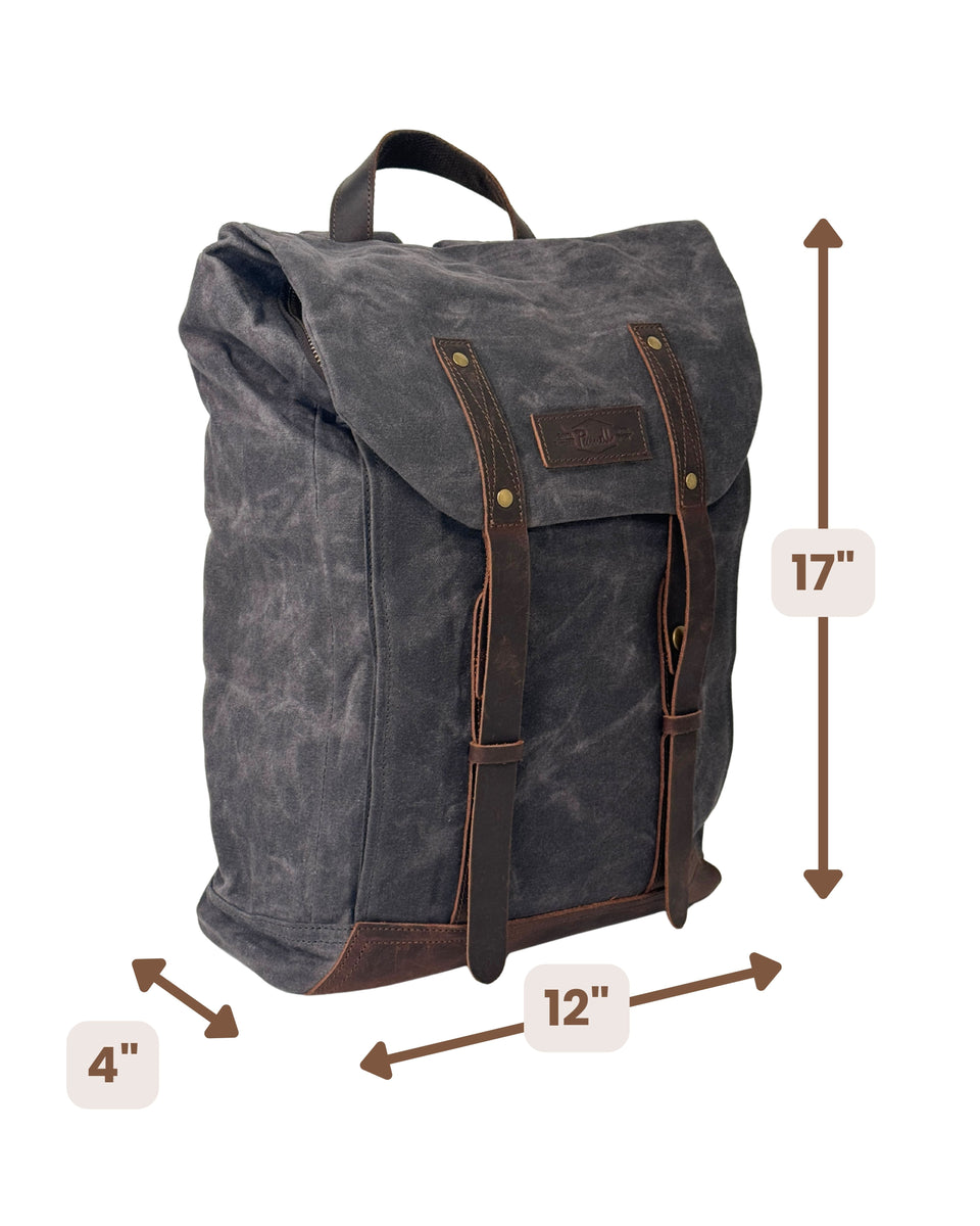 WAXED CANVAS LARGE TRAVEL BACKPACK - SHIPS 8/1/26– Purnell Wholesale ...