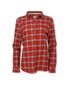 WOMEN'S RED PLAID FLANNEL